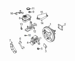 Mazda CX-7  Mount bracket | Mazda OEM Part Number EH44-43-590