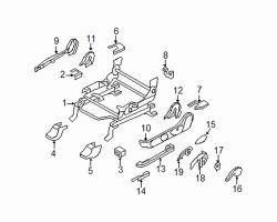 Mazda CX-7 Left Hinge cover | Mazda OEM Part Number BP4K-88-1G7-02