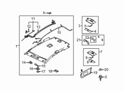 Mazda CX-7  Antenna cable clip | Mazda OEM Part Number B411-67-C99