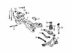 Mazda CX-7 Right Adjust cam lock nut | Mazda OEM Part Number 9YB1-01-209