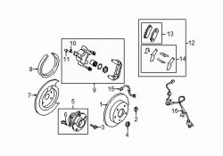 Mazda CX-7  Brake pads | Mazda OEM Part Number L2Y7-26-43ZA