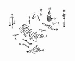 Mazda CX-7 Right Adjust cam lock nut | Mazda OEM Part Number 9YB1-01-209