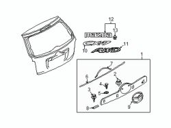 Mazda CX-7  Nameplate | Mazda OEM Part Number EG21-51-710