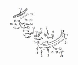 Mazda CX-7 Right Filler retainer clip | Mazda OEM Part Number FD01-68-AC3