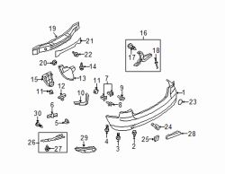 Mazda CX-7 Left Outer bracket | Mazda OEM Part Number EG21-50-331A