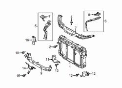 Mazda CX-5 Left Seal plate | Mazda OEM Part Number KD45-50-1V1A