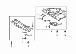 Mazda CX-5  Splash shield rivet | Mazda OEM Part Number L33X-13-209