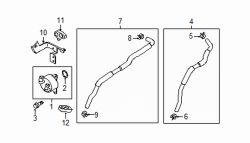 Mazda CX-5  Outlet hose clamp | Mazda OEM Part Number LFTR-15-538
