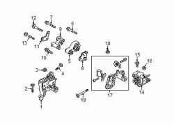 Mazda CX-5  Outer bracket mount bolt | Mazda OEM Part Number 9YA0-2A-415