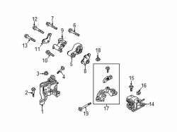 Mazda CX-5  Outer bracket mount bolt | Mazda OEM Part Number 9YA0-2A-415