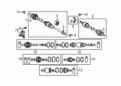 Mazda CX-5 Right Inner joint assy | Mazda OEM Part Number GDB1-22-520