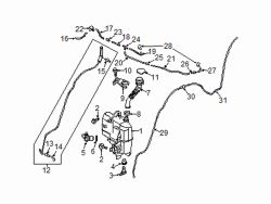 Mazda CX-5  Feed line | Mazda OEM Part Number KD53-67-500