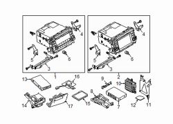 Mazda CX-5  Amplifier insulator | Mazda OEM Part Number KD45-66-EG5