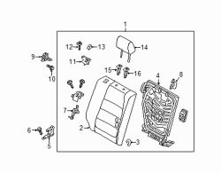 Mazda CX-5 Right Guide screw | Mazda OEM Part Number GS1M-88-651