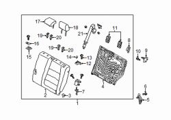 Mazda CX-5 Left Guide | Mazda OEM Part Number KD45-88-2M7-34