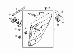 Mazda CX-5 Right Switch panel | Mazda OEM Part Number KD45-68-5L1D-02