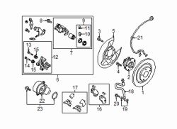 Mazda CX-5 Right Caliper mount | Mazda OEM Part Number K011-26-28X