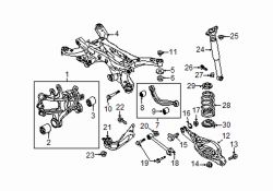 Mazda CX-5 Left Lower cntrl arm | Mazda OEM Part Number KD35-28-350