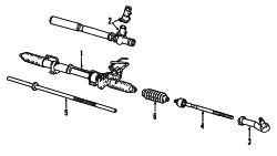 Mazda Miata  OUTER TIE ROD | Mazda OEM Part Number 8AN1-32-280