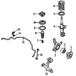 Mazda CX-7  LOWER CONTROL ARM | Mazda OEM Part Number EH44-34-350