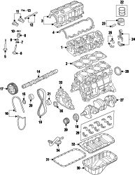 Mazda 626  FRONT COVER GASKET | Mazda OEM Part Number F210-10-512