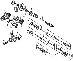 Mazda 323  PINION SHAFT | Mazda OEM Part Number F001-27-261A