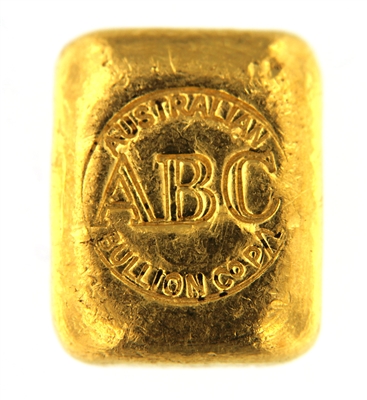 Australian Bullion Company & Hillend 1 Ounce Cast 24 Carat Gold Bullion Bar 999.9 Pure Gold