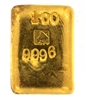 A. Collin 100 Grams Cast 24 Carat Gold Bullion Bar 999.6 Pure Gold