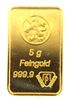 Bank Leu, Zurich 5 Grams Minted 24 Carat Gold Bullion Bar 999.9 Pure Gold