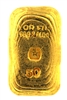 J. A. REY & Co 50 Grams Cast 24 Carat Gold Bullion Bar 999.8/1000 Pure Gold