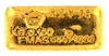 Logam Mulia 100 Grams Cast 24 Carat Gold Bullion Bar 999.8 Pure Gold