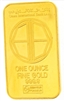 Oman International Bank 1 Ounce Minted 24 Carat Gold Bullion Bar 999.9 Pure Gold