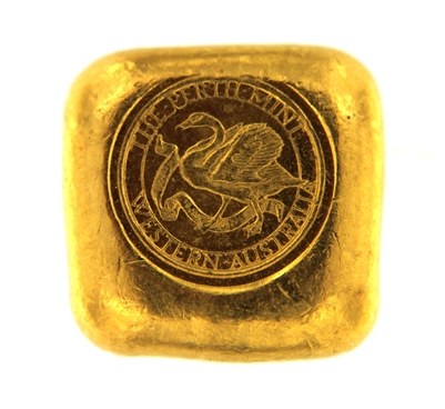 The Perth Mint 1 Ounce Cast 24 Carat Gold Bullion Bar 999.9 Pure Gold