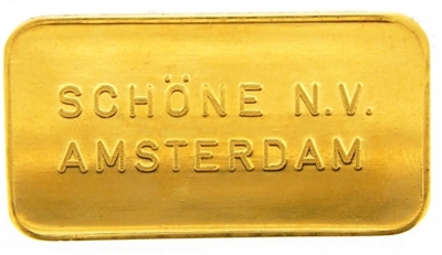 SchÃ¶ne Edelmetaal 20 Grams Minted 24 Carat Gold Bullion Bar 999.9 Pure Gold