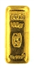 Tony Goetz 100 Grams Cast 24 Carat Gold Bullion Bar 999.9 Pure Gold