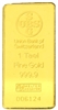 Union Bank of Switzerland (former UBS) 1 Tael (37.42 Gr.) Minted 24 Carat Gold Bullion Bar 999.9 Pure Gold in Assay Certificate Holder