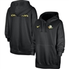 Oregon Ducks Women's Nike Left Chest Mascot Club Hood Black