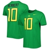 Oregon Ducks Nike Justin Herbert Replica Jersey Tee Apple Green