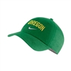 Oregon Ducks Nike Adjustable Hat Apple Green