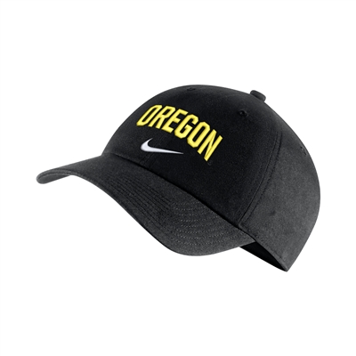 Oregon Ducks Nike Adjustable Hat Black