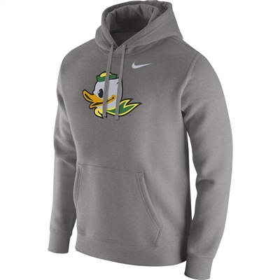 Oregon Ducks Nike Mascot Club Hood Grey