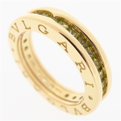 Bvlgari B Zero 1 Peridot Ring Yellow Gold