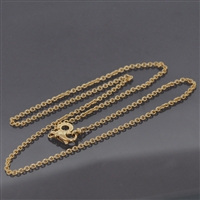 Bvlgari B Zero Chain Necklace Yellow Gold