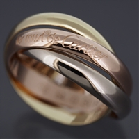 Cartier 3 Bands Trinity Ring 3 Gold