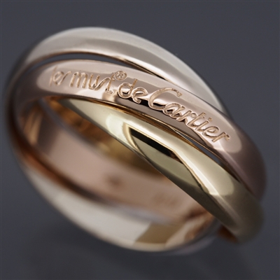 Cartier 3 Bands Trinity Ring 3 Gold