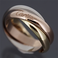 Cartier 3 Bands Trinity Ring 3 Gold