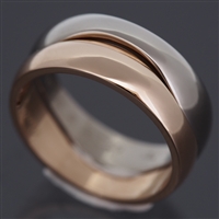 Cartier Love Me Ring White & Rose Gold