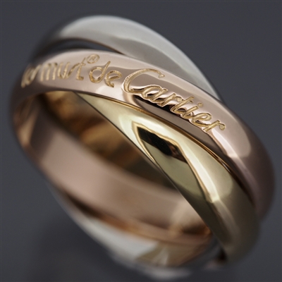 Cartier 3 Bands Trinity Ring 3 Gold