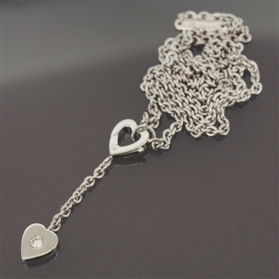 Cartier 18K White Gold Mon Amour Diamond Necklace