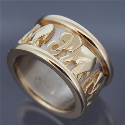 Cartier Pharaon Ring Yellow White Gold